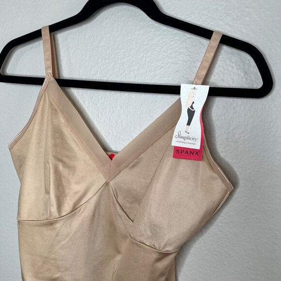 Spanx Simplicity Shaping Beige Lingerie Strap Cami Top XL New - Picture 3 of 8